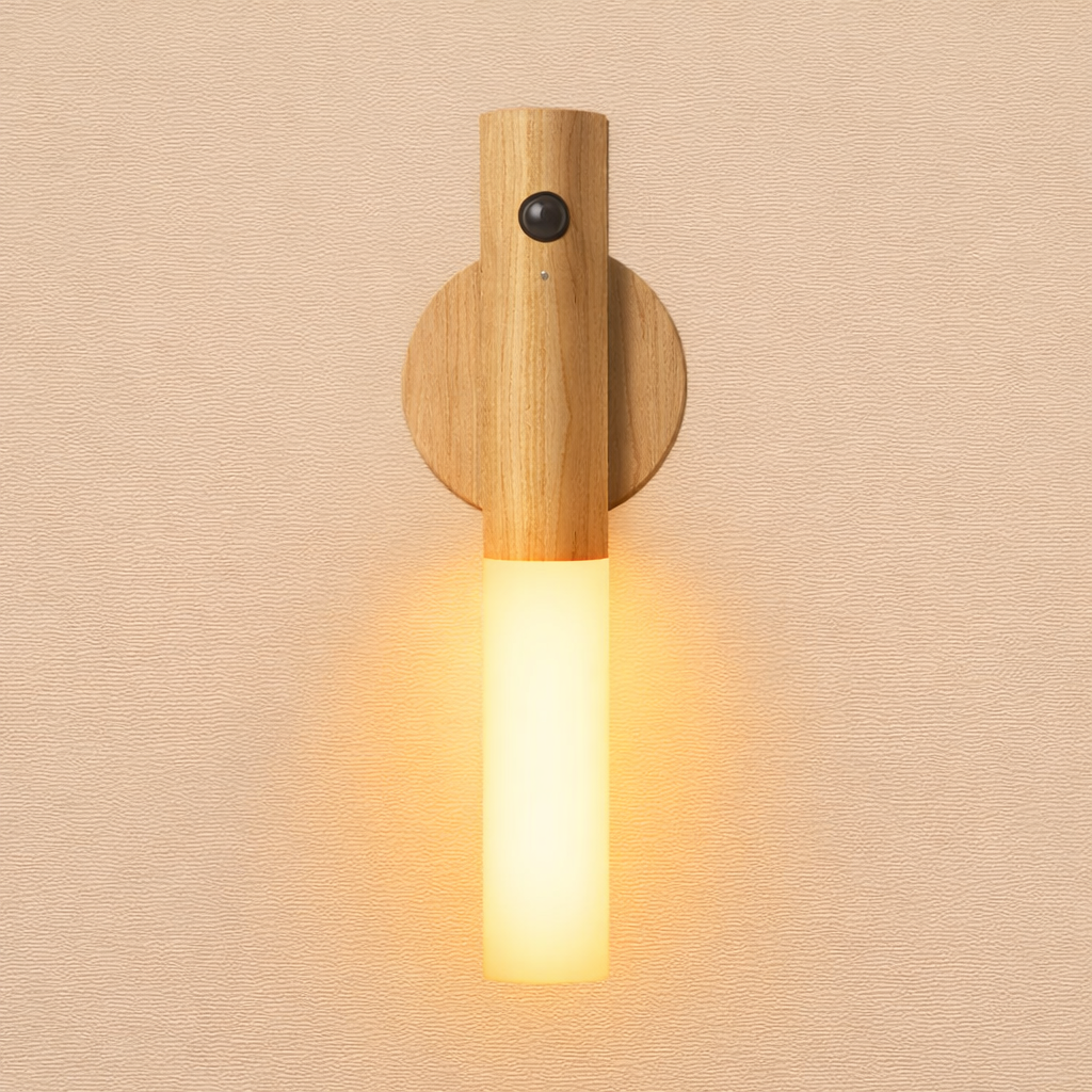Nordlys™ – Houten Sensorlamp die Vanzelf Aangaat