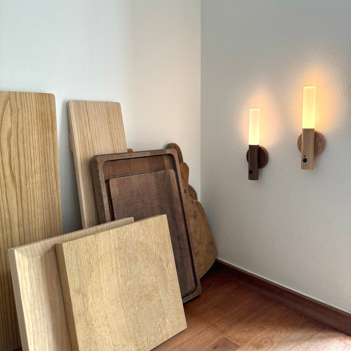 Nordlys™ – Houten Sensorlamp die Vanzelf Aangaat