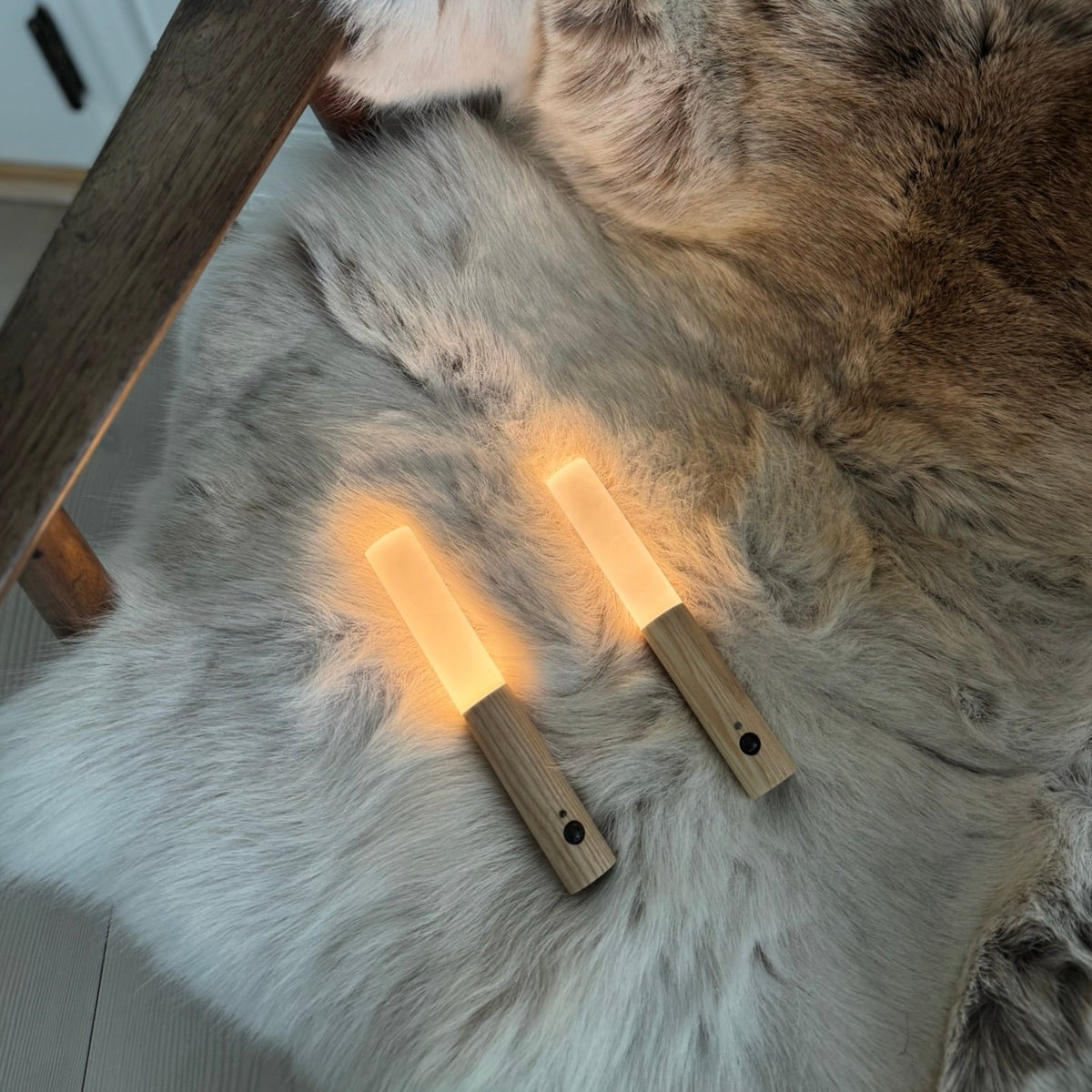 Nordlys™ – Houten Sensorlamp die Vanzelf Aangaat